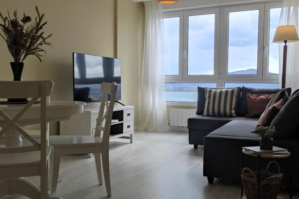 C01A05 Precioso Apartamento Con Vistas Al Mar Santander Esterno foto